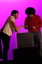 Curious Incident play - 2 actors talking